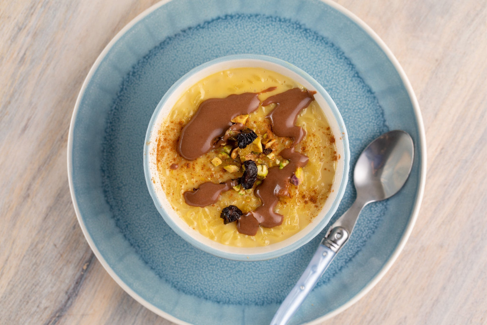 Lemon and Saffron Rice Pudding