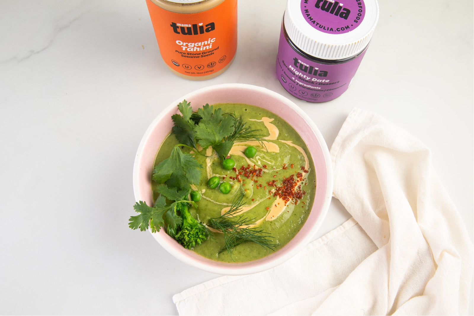 Leek, Pea, and Sweet Potato Soup