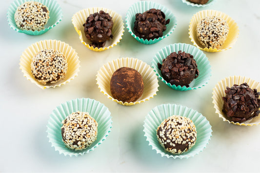 Tahini Chocolate Truffles