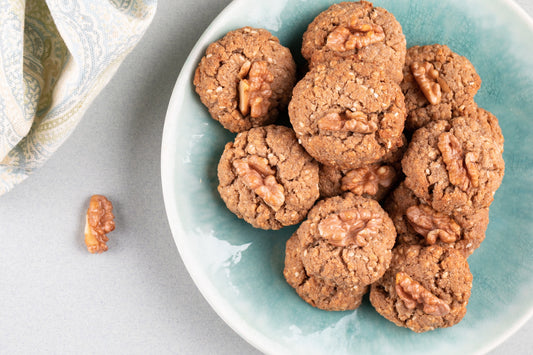 Walnut Sesame Cookies