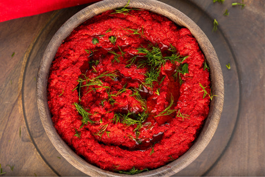 Roasted Beet and Carrot Dip